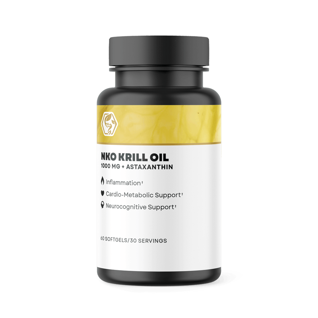 NKO Krill Oil, 1000 mg + Astaxanthin & Phospholipids | Intuitive Nutrients